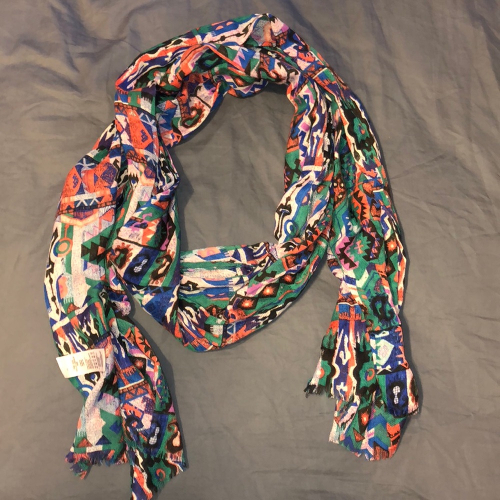 forever 21 multicolored scarf
